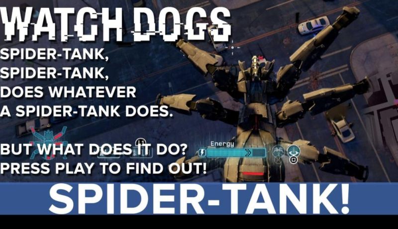 Spider Tank, Spider Tank, Drug-Induced Watch Dogs Spider Tank