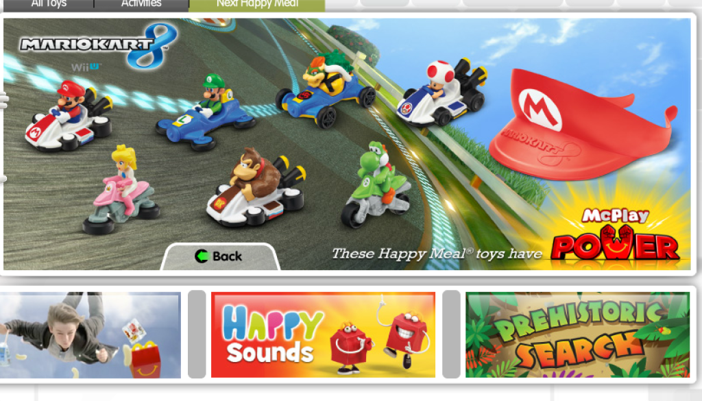 Happy Meal Mario Kart 8 Toys