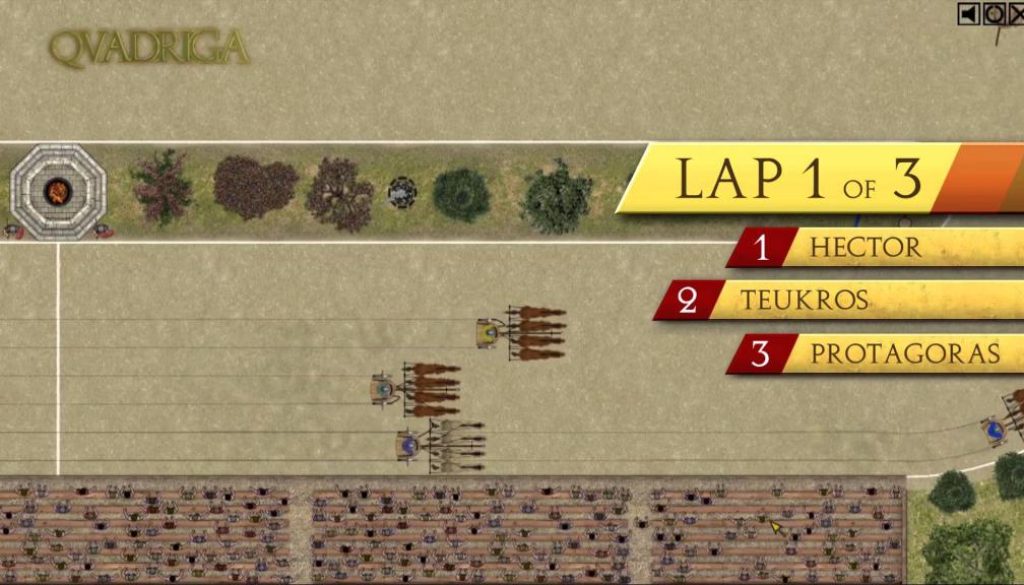 Tactical Roman Chariot Racer Qvadriga Launches for iPad, Android, and Steam