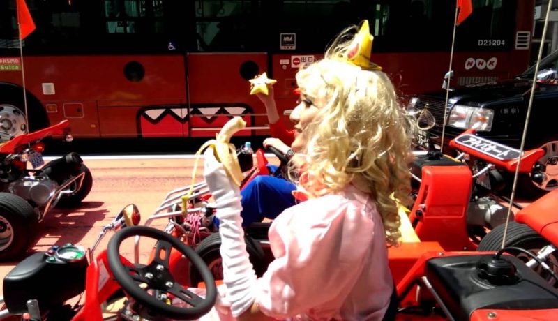 Real Life Mario Kart (Cosplay) In Tokyo
