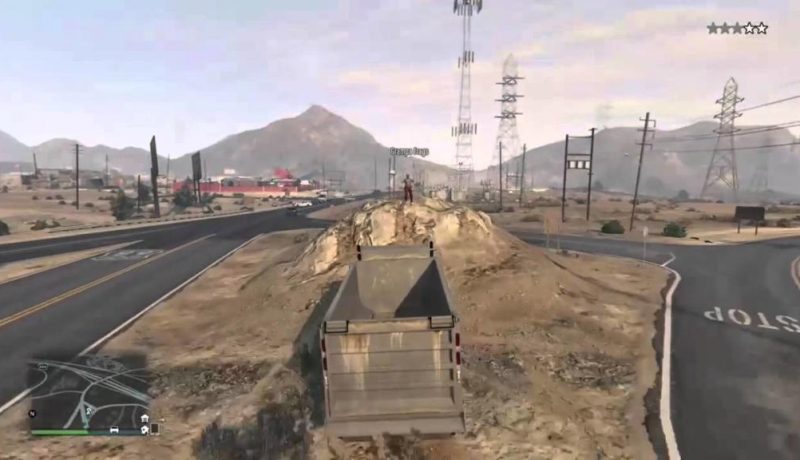 GTA Online Dump Truck Driver Makes Perfect Catch