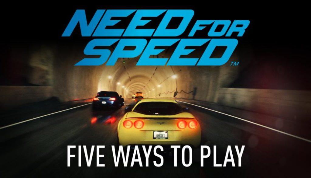 New Need For Speed Trailer Reveals “Five Ways To Play”