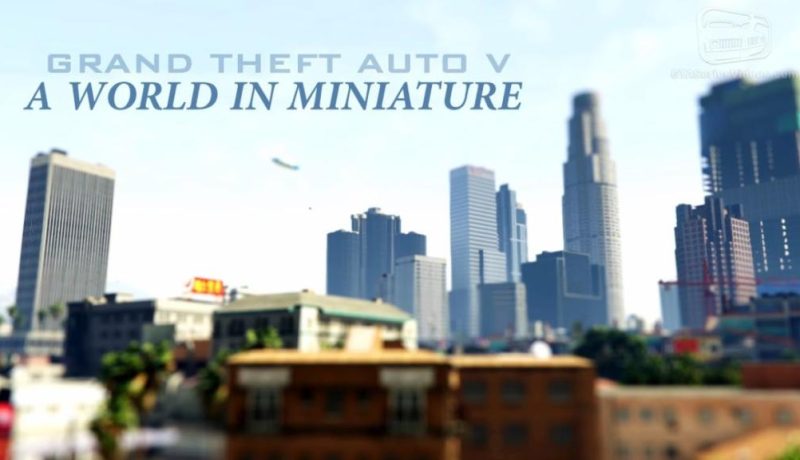 Hover Above Teeny, Tiny Miniature GTA V