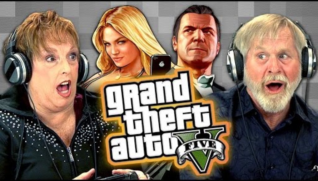 Old People Try Out Grand Theft Auto V