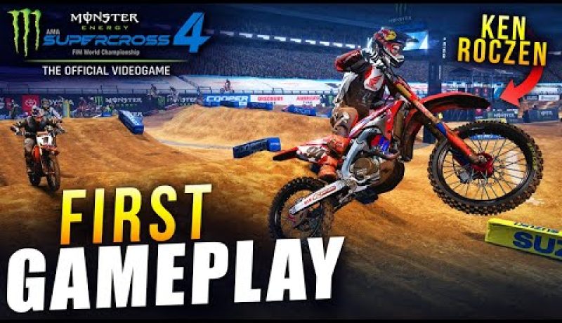 Monster Energy Supercross 4 – Super Early New First Gameplay