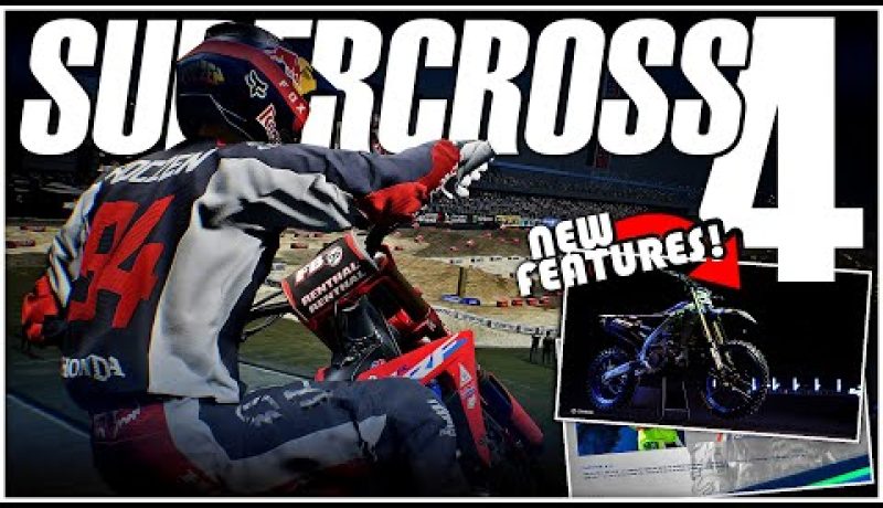 First Time Look & NEW FEATURES! – Monster Energy Supercross – The Official Videogame 4