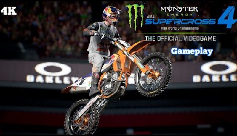 Monster Energy Supercross 4 Gameplay [ Xbox Series X, PS5, PC ]| 4K_60fps