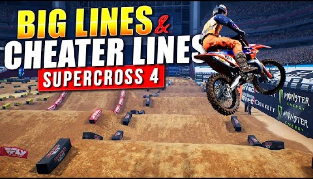 BIG LINES & CHEATER LINES! – Monster Energy Supercross 4