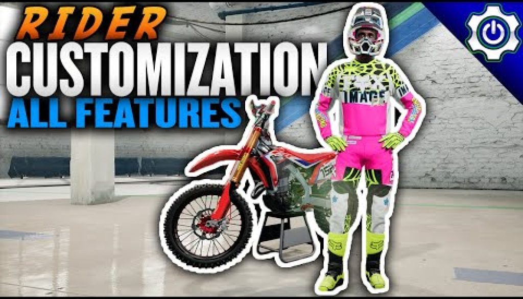 ALL Rider Customization Options – Monster Energy Supercross 4