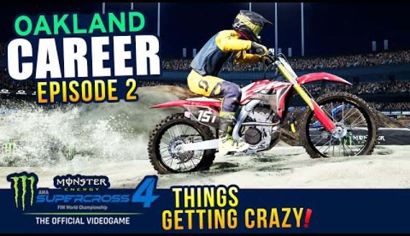 Monster Energy Supercross 4 – Career Mode – Things Getting Crazy! – Episode 2