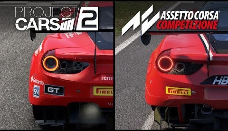 Assetto Corsa Competizione vs Project Cars 2 | Direct Comparison