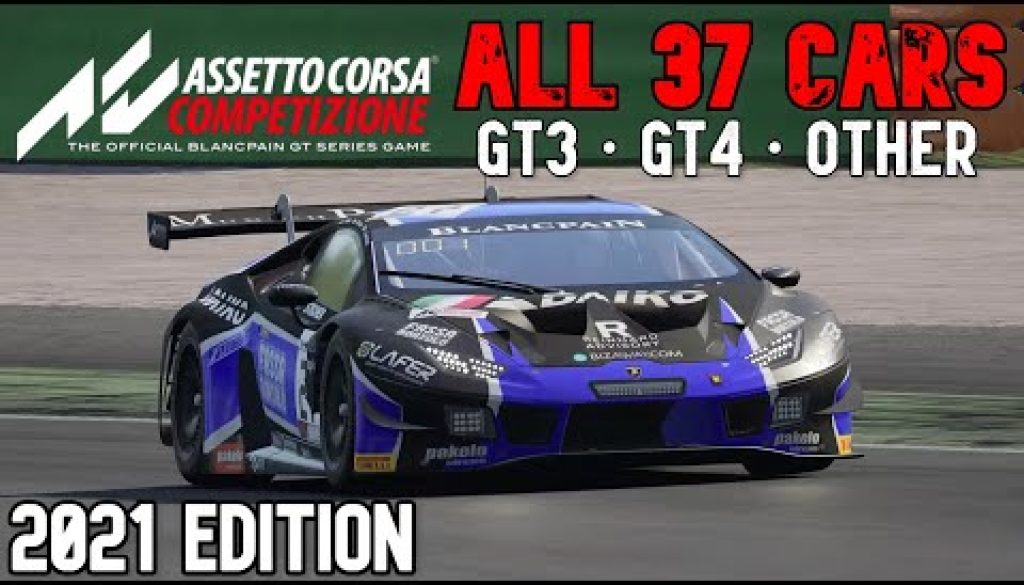 Assetto Corsa Competizione – All Cars | 2021 Edition