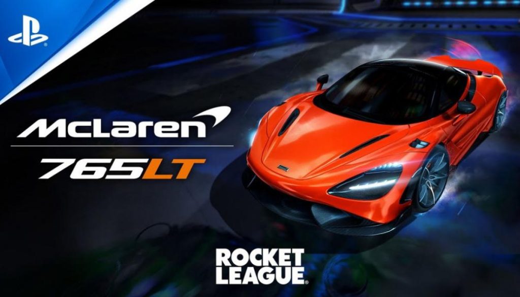McLaren 765 LT Joins The Rocket League – Temporarily