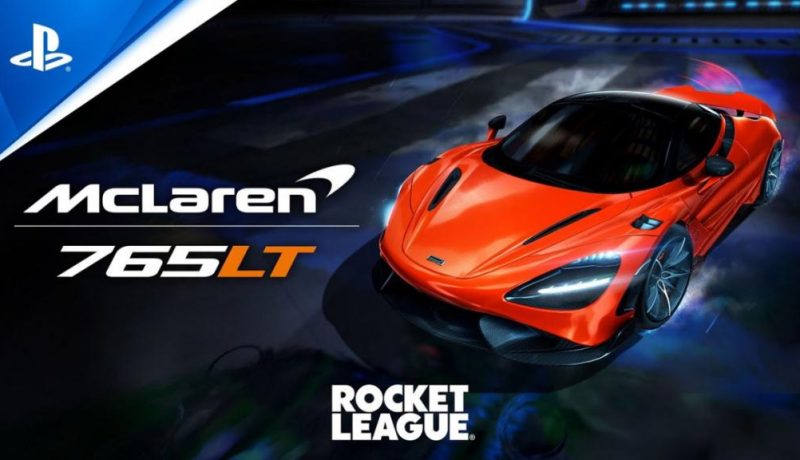 McLaren 765 LT Joins The Rocket League – Temporarily