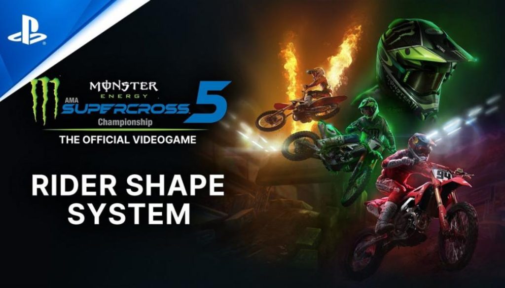 Monster Energy Supercross Employs Rider Shape System