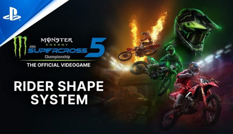 Monster Energy Supercross Employs Rider Shape System