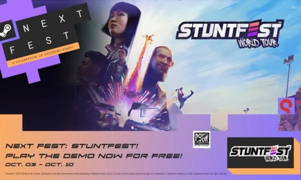 Stuntfest World Tour Pre Alpha Steam Next Fest Announcement Trailer(0)
